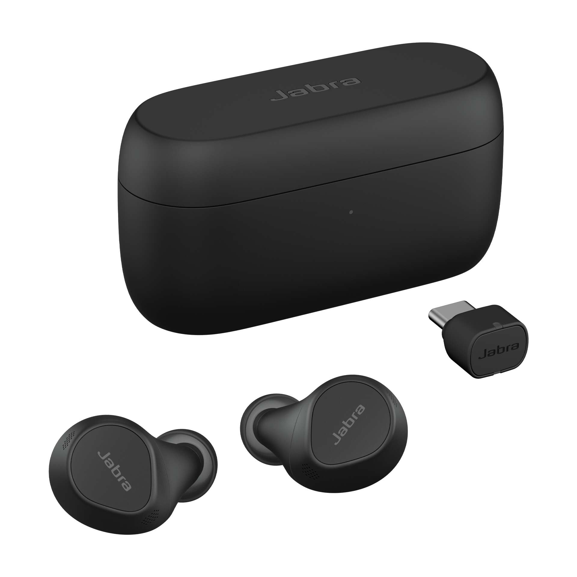 Jabra evolve2 buds wireless fülhallgató - fekete (usb-c adapter,...