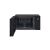 Open LG MS2032GAS black microwave oven interior view