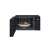 LG MS2032GAS 20L 700W EasyClean Black Microwave, open door with food