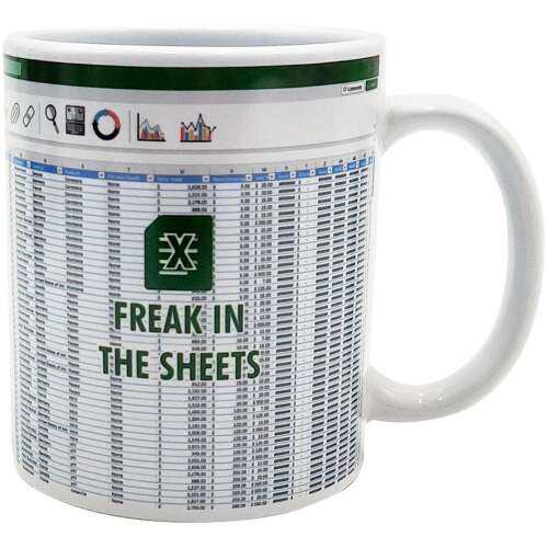Mad Monkey Freek in the Sheets 300ml Tasse - Tabellen Design