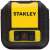 Stanley Cubix Kreuzlinienlaser, roter Laser, selbstnivellierend, 1/4 Zoll Stativgewinde, für den Innenbereich