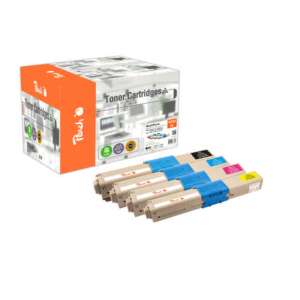 Peach PT1049 toner patron Spar Pack OKI C 332 DN, C 332 DNw, MC 363 DN, MC 363 N, MC 363 DNW nyomtatókhoz - Peach
