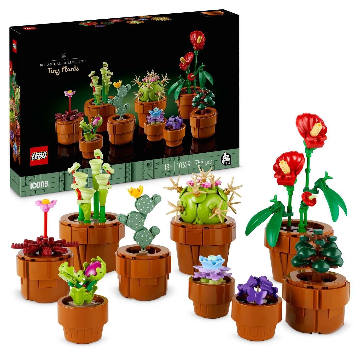 E-shop LEGO® Botanicals Malé rastliny v kvetináčoch 10329