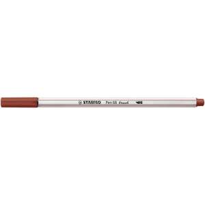 STABILO Pen 68 brush pen, reddish brown - Pen & Pencil