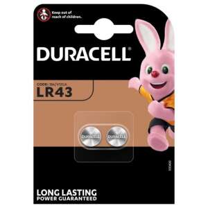 Duracell LR43 alkáli gombelem 2 darab 32907658 Elemek - Gombelem