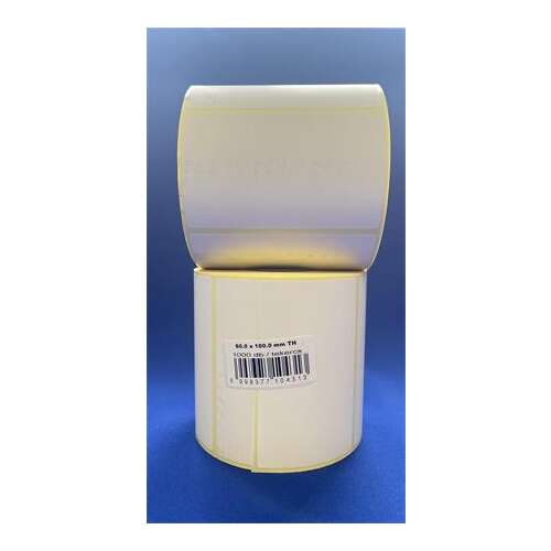 Etichetă, termică, 60x100 mm, 1000 etichete/rolă, alb