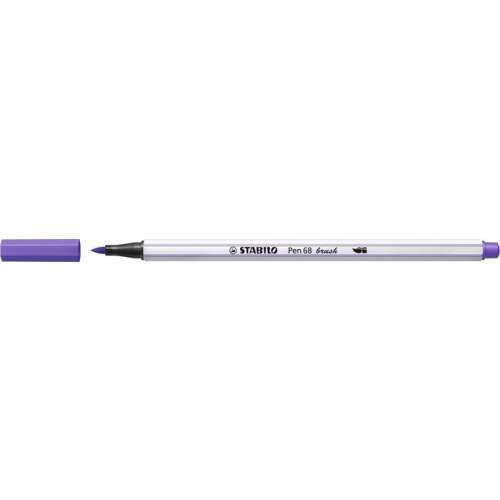 STABILO Pen 68 brush pen, purple, angled view