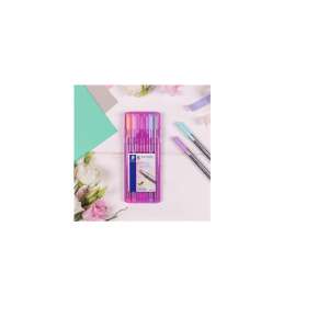 Staedtler Triplus 334 Needle Felt Pens, 6 Pastel Colors, 0.3mm, Set of 6 - STAEDTLER Fineliner & technical pen