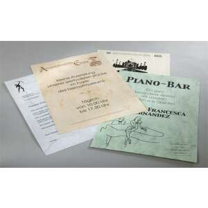 SIGEL előnyomott papír, A4, 90g, bézs, példaszöveggel nyomtatva - Előnyomott papír