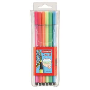 Stabilo Pen 68 neon highlighter set of 6, 1 mm line width - Pen & Pencil