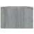 vidaXL szürke sonoma fali szekrény oldallap részletei