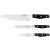 Tefal Jamie Oliver 3-piece knife set, includes a chef's knife, a utility knife, and a paring knife