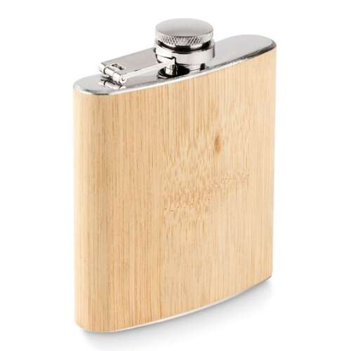 Laposüveg bambusz flaska 175 ml rozsdamentes acél