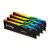 Kingston Fury Beast RGB DDR5 RAM 128GB (4x32GB) modulok, ferde nézet
