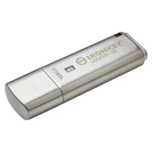 Kingston IKLP50/128GB IronKey Locker+ 50 128 GB, USB 3.2 Gen 1 Ezüst pendrive 83588784 