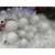 White Christmas tree baubles, 6cm, 4cm, 3cm, Springos