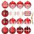 Springos 16-piece Christmas ornament set with various designs
