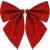 Springos Red Glitter Christmas Bow for Decorations