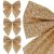 Springos 3-Piece Gold Glitter Christmas Bow Set