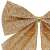 Gold glitter Christmas tree bow, Springos brand