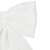 Springos white glitter Christmas bow, 26 x 29 cm