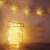 Springos 50 LED copper wire string lights in a glass jar, warm white, battery operated