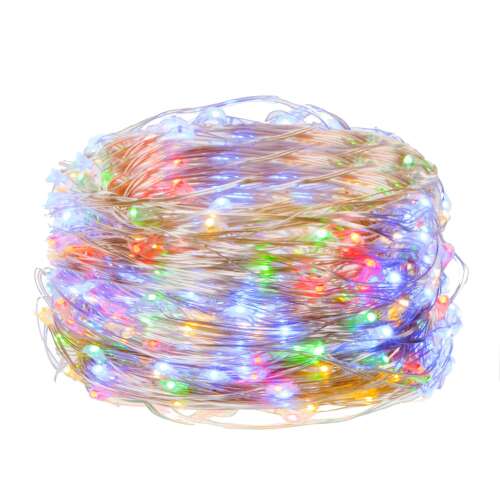 Springos 50 LED copper wire string lights, multi-color, battery operated
