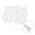 Springos 30 LED decorative string lights, white globes, battery powered