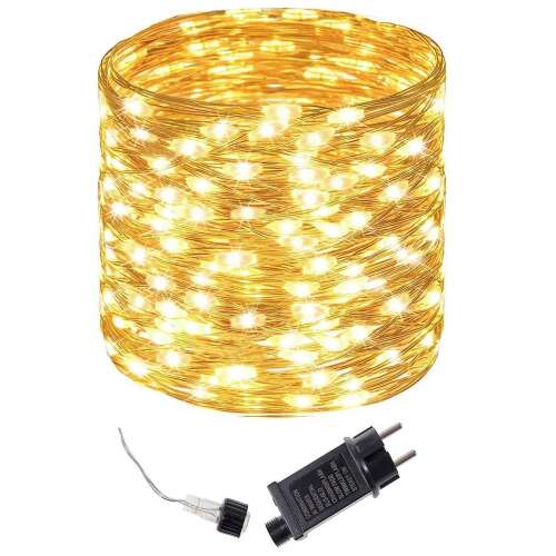 Springos 100 LED meleg fehér fényfüzér - Fényfüzér