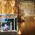 Springos curtain lights 300 LED warm white in aesthetic settings, wedding decoration