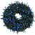 Springos 500 LED blue Christmas lights coiled
