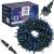 Springos 500 LED blue fairy lights, 31.5m long, with plug and connector