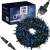 Springos 500 LED blue fairy lights, 31.5m long, with plug and connector