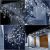 Collage of Springos icicle lights on houses, outdoor Christmas decoration ideas