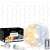Springos 500 LED icicle lights with warm and cold white lights
