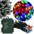 Springos 100 LED battery operated string lights, multi-color, with battery pack and control unit