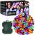Springos 100 LED battery operated string lights, multi-color, with packaging