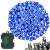 Springos 100 LED batteriebetriebene Lichterkette, blau, 10 Meter lang, mit Timer und 8 Lichtmodi