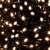 Close-up of Springos 500 LED icicle string lights, warm and cool white