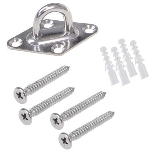 Fixing Kit for Sunshade or Hammock, Steel, 9 lens elements