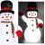 Springos Inflatable LED Snowman Christmas Decoration Collage