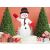 Springos Inflatable Snowman Christmas Decoration in Festive Setting