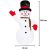 Springos 180cm LED Inflatable Snowman - Dimensions