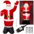 Springos LED Inflatable Santa Claus 240cm with power adapter and stakes