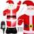 Springos inflatable 240cm tall Santa Claus Christmas decoration with LED lights, includes stakes and power adapter
