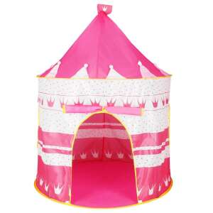 Gyermek játszóvár sátor, összecsukható, 100x140cm, rózsaszín 83633725 