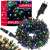 Springos 300 LED fairy lights, multi-color, 17.5m long, with black wire and plug