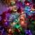 Springos 1000 LED Multicolor Fairy Lights on a Christmas tree