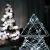 Springos cold white LED string lights shaped as Christmas tree