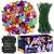 Springos 50 LED battery operated fairy lights, multicolor, control box, packaging